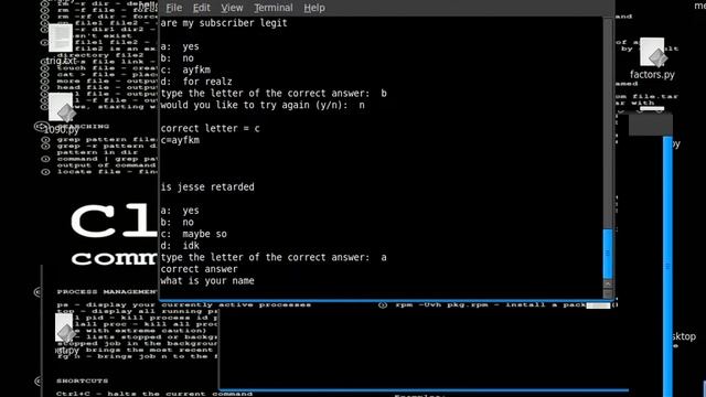 a script i wrote to generate tests along with a module to run the test in the python shell смотреть онлайн