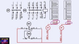 Монтажные схемы и маркировка электрических цепей