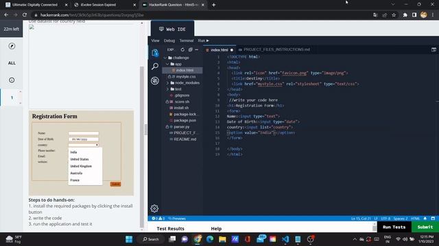 Digital HTML5 Semantic Elements FP Solution Part 2 Course ID 55186 #tcs смотреть онлайн