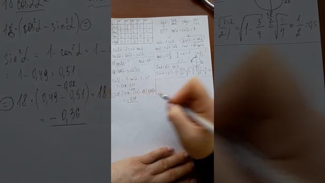 урок 8. решение некоторых заданий их ЕГЭ тема: Тригонометрия смотреть онлайн