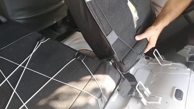 как снять задние спинки сиденья Лада Хрей Кросс LADA XRAY CROSS CVT вариатор смотреть онлайн