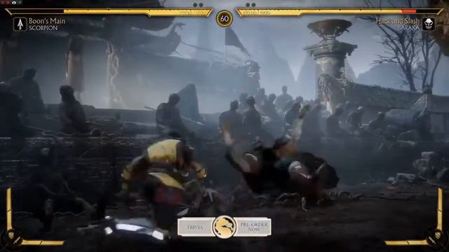 Baraka vs Scorpion нельзя пропускать это видео. смотреть онлайн