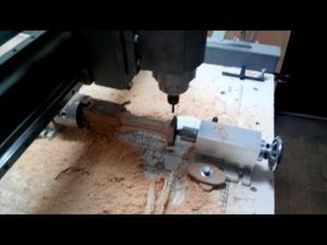 Первый запуск 4-ой поворотной оси на станке с ЧПУ