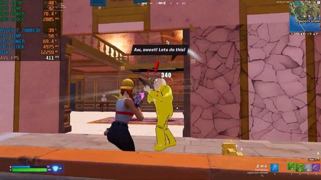 RTX 4070 + Ryzen 7 7800X3D Fortnite Chapter 5 Season 1 | Solos ZB | performance mode | Low Meshes смотреть онлайн