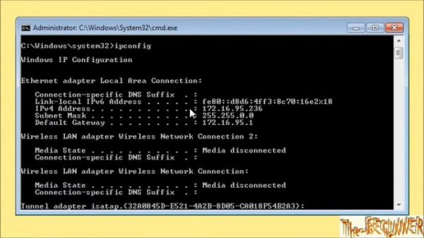 How to find my system local/global IP Address using command prompt fast
