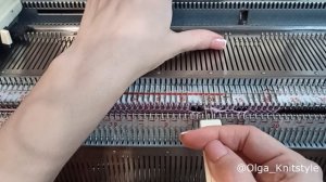 МК детские носочки на вязальной машине.