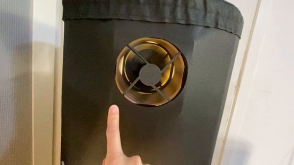 Growtube.ru. Гроубокс "Стандарт" из ткани Майлар высотой 120 см под 1 растение