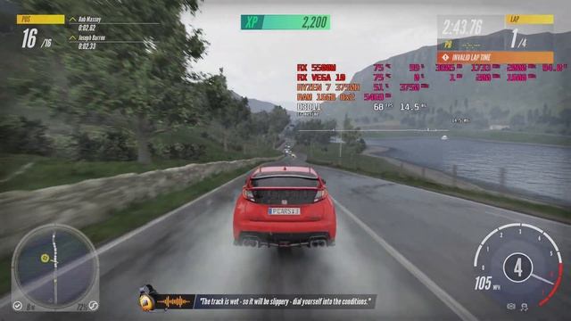 MSI ALPHA 15 RYZEN 7 3750H RX 5500M Project CARS 3 Ultra High Setting смотреть онлайн
