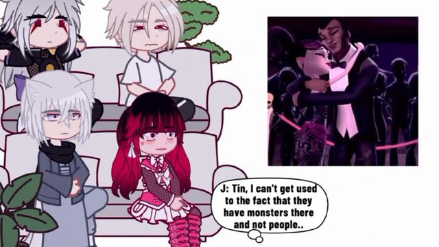 My Favorite Characters React to each other. Monster High 1/4 || Gacha Club смотреть онлайн