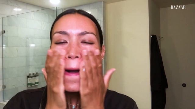Actress Ilfenesh Hadera's Nighttime Skincare Routine | Go To Bed With Me | Harper's BAZAAR смотреть онлайн