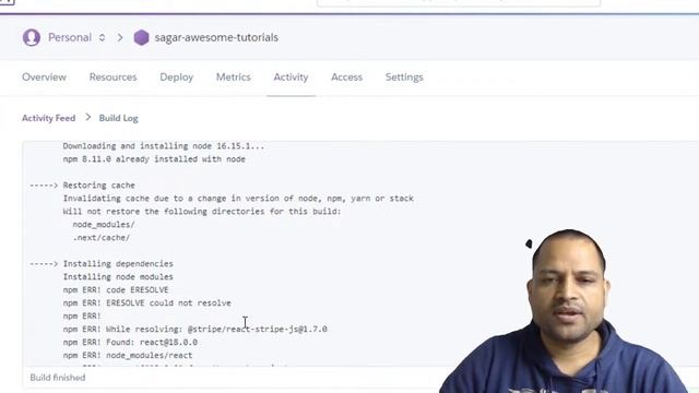 Heroku - ERESOLVE could not resolve | Fix the upstream peer dependency conflict смотреть онлайн