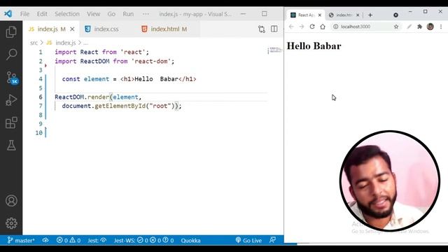 React JS Tutorial for Beginners in Hindi | React Render Tutorial : #5 смотреть онлайн