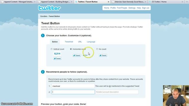 Adding the Twitter Tweet Button to Wordpress 3 смотреть онлайн