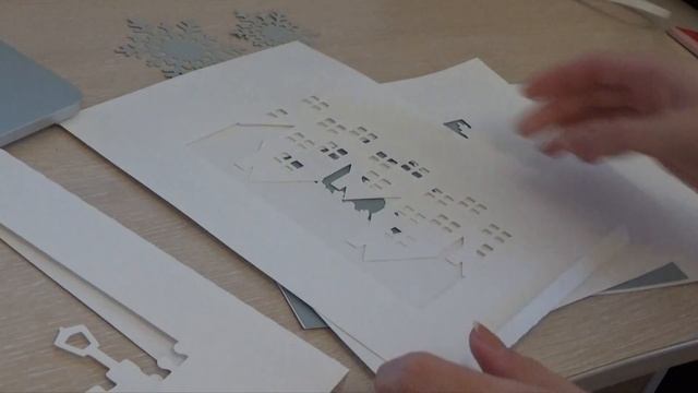 Зимняя открытка туннель. Плоттер Silhouette Cameo 3 смотреть онлайн