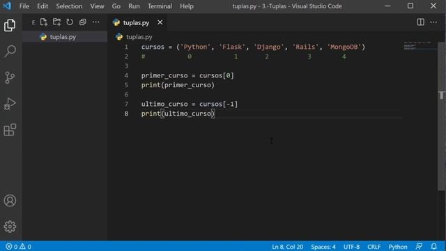 Índices de Tuplas en Python: Accede y Manipula tus Datos de Forma Precisa смотреть онлайн