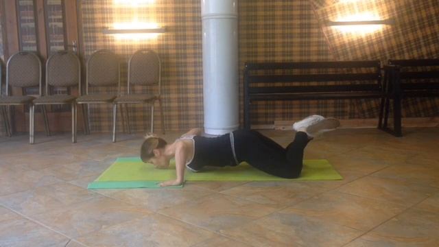 фитнес онлайн | отжимания для женщин 1| Поля Корвич смотреть онлайн