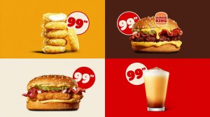 Новинки и хиты Бургер Кинге ВСЕГО ЗА 99 РУБЛЕЙ!