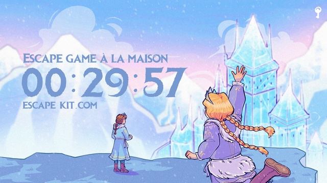 DÉCOMPTE 60 MINUTES - ESCAPE GAME MAISON - FROZEN - LA REINE DES NEIGES - QUETE DU DIAMANT MAGIQUE смотреть онлайн