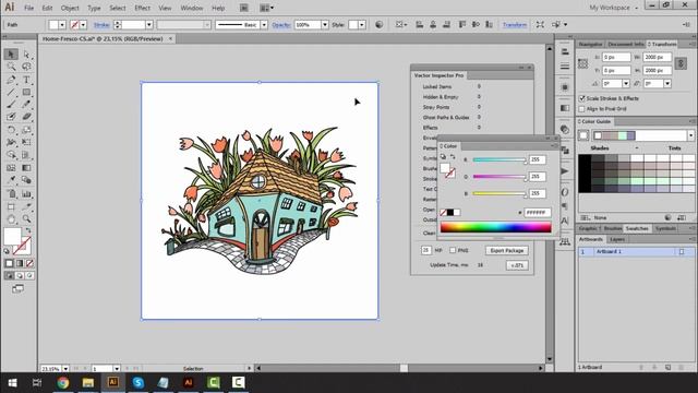 Плагин Vector Inspector Pro для подготовки стокового вектора
