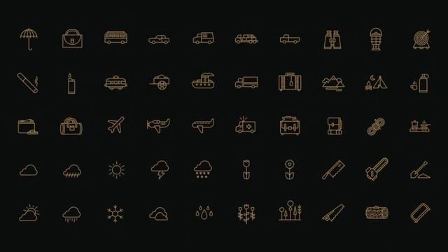 Icon Pack: Monicons 1 - 100 icons смотреть онлайн