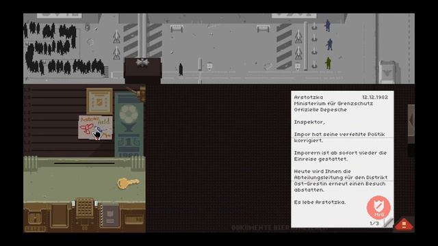 Papers, Please #9 "Die Nase pudern" - Let's Play | HD смотреть онлайн