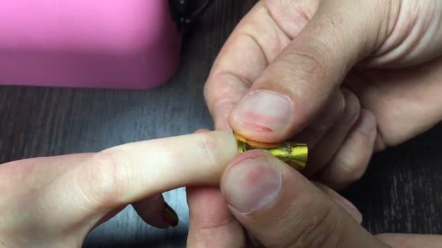 Покрываем ногти фольгой!!! смотреть онлайн