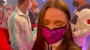 Камила ВАЛИЕВА танцует на чествовании российских спортсменов после Олимпиады!
