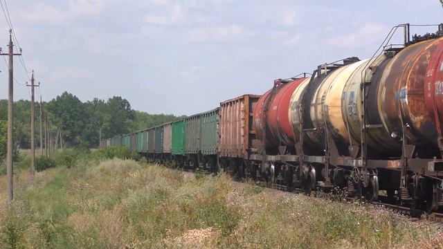 🚆Покровский боинг пробирается сквозь заросли в Селидово | Ukrainian 2TE116-848 with excellent smoke смотреть онлайн