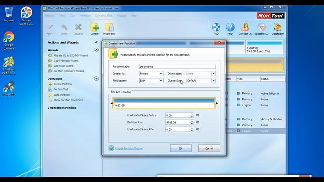 Установка Kali linux на USB, создание Live USB из под Windows смотреть онлайн
