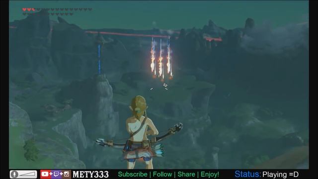 RAINBOW Arrows! During a Blood Moon and a Bomb! in Zelda Breath of the Wild смотреть онлайн