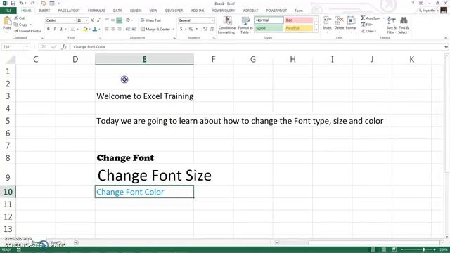 Excel Fonts смотреть онлайн