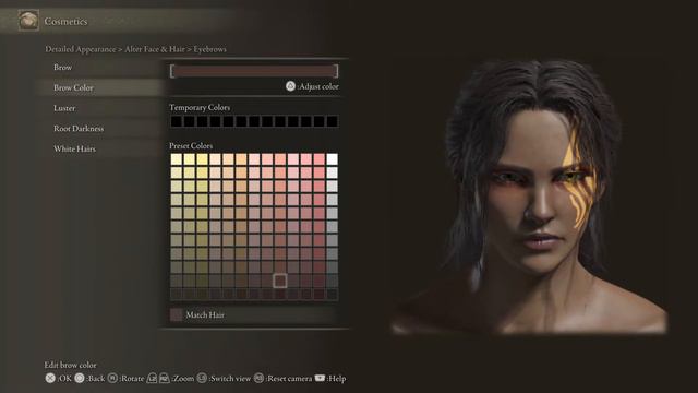 ELDEN RING Female Gold Loux Warrior Ebony Character Creation смотреть онлайн