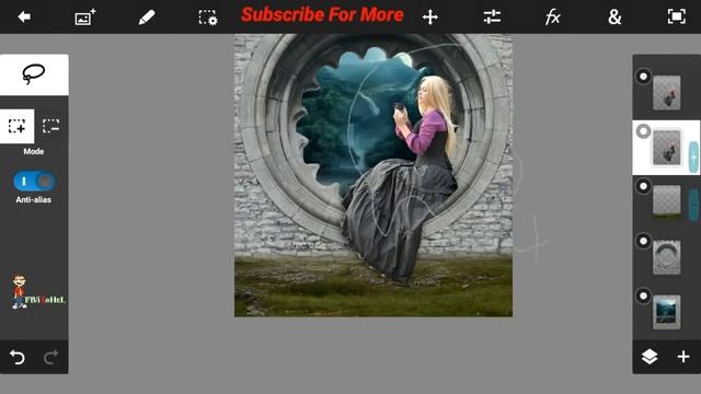 Ps touch - The viewpoint Fantasy manipulation - Photoshop touch Tutorial смотреть онлайн
