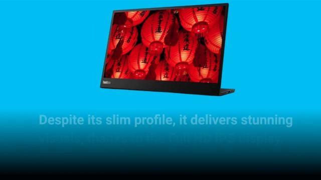 Portable Dual Display: Lenovo ThinkVision M14 14 Full HD Monitor Review смотреть онлайн