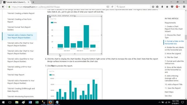 How to Create Charts with SQL Server Report Builder смотреть онлайн