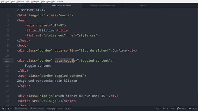 4 Hilfreiche JavaScript Utilities für PHP Entwickler | PHP Tutorial смотреть онлайн