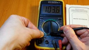 Обзор китайского цифрового мультиметра DT9205A