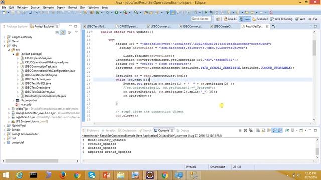 14-11 [JDBC] Updateable Resultset смотреть онлайн