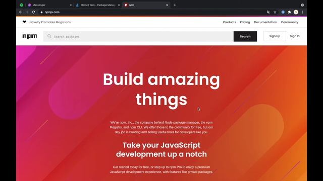 Giới thiệu NPM và YARN | NODEJS смотреть онлайн