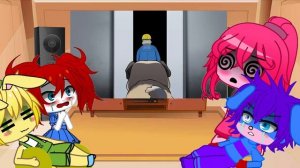 Poppy Playtime React To I'm not a monster (PJ Pug-A-Pillar) - Poppy Playtime Chapter 2 Animation