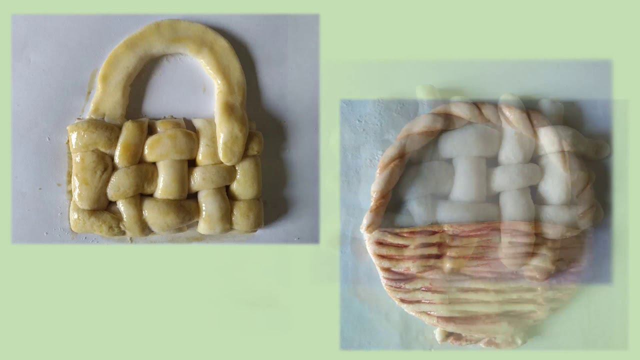 "Корзина с незабудками" мастер-класс по тестопластике смотреть онлайн