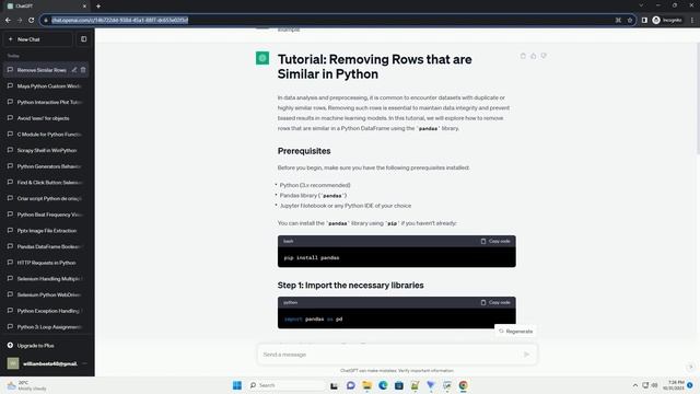 Removing rows that are similar in Python смотреть онлайн