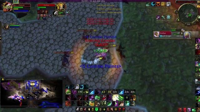 WoW 5.4.8 Feral Druid vs Unholy DeathKnight Duels смотреть онлайн