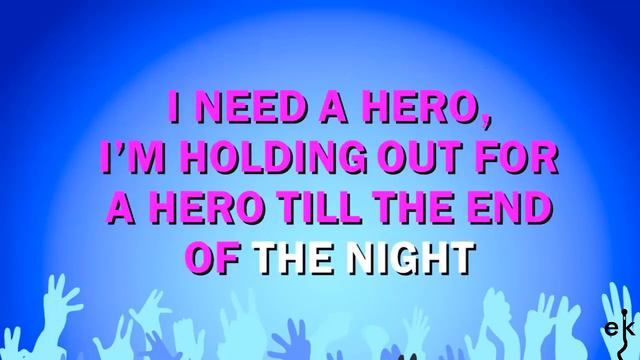 Holding Out For A Hero - Bonnie Tyler (Karaoke Version) смотреть онлайн