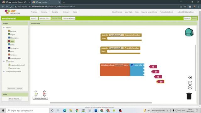 APP INVENTOR: PALETA ESCOLHE LISTA (LISTPICKER)(1) - APLICATIVO SIMPLES смотреть онлайн