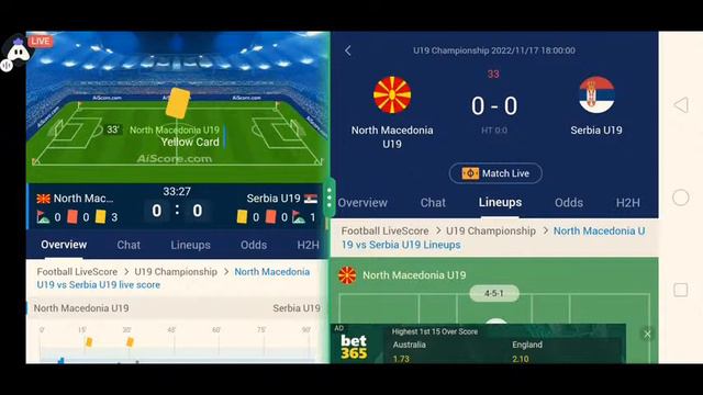 North Macedonia U19 Vs Serbia U19 football live смотреть онлайн
