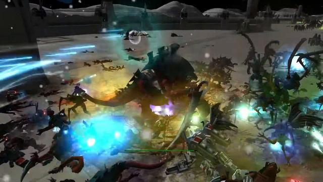 Tau Empire vs Tyranids: Dawn of War - Unification mod Survival | Warhammer 40k смотреть онлайн