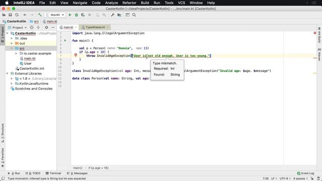 How to Create a Custom Exception in Kotlin смотреть онлайн