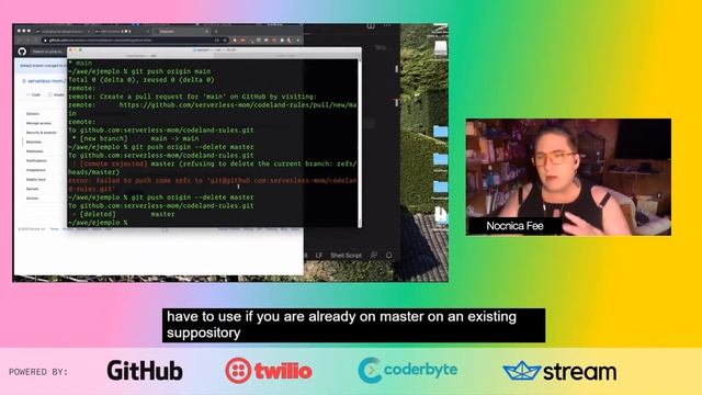 Nočnica Fee - Changing the default branch name on GitHub - Codeland 2020 смотреть онлайн