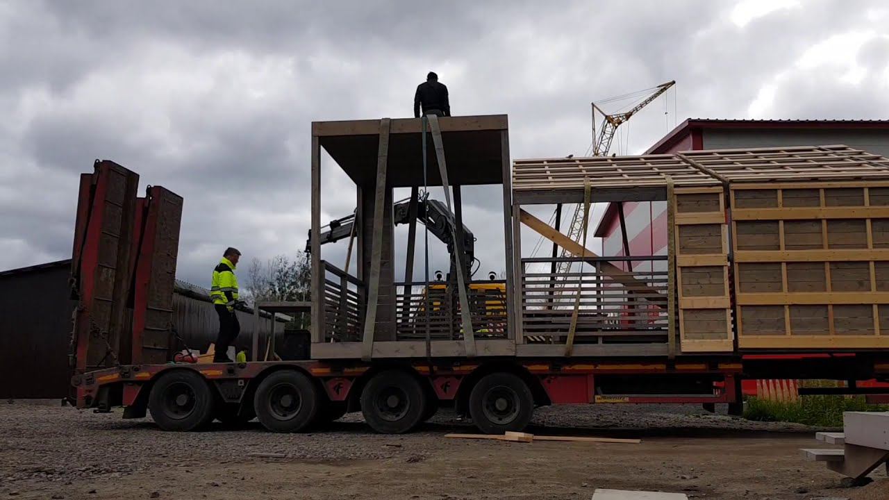 Модульный Дом HoltsovHouse,погрузка,разгрузка,перевозка на участок смотреть онлайн